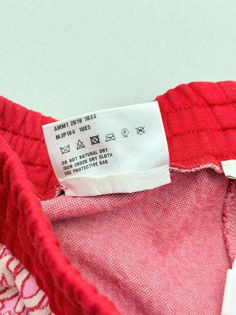 Pre - loved MIU MIU Monogram Joggers Red Multicolor Size US 4 Pants at Reems Closet