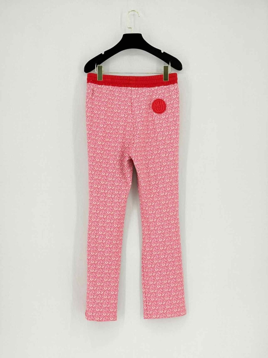 Pre - loved MIU MIU Monogram Joggers Red Multicolor Size US 4 Pants at Reems Closet