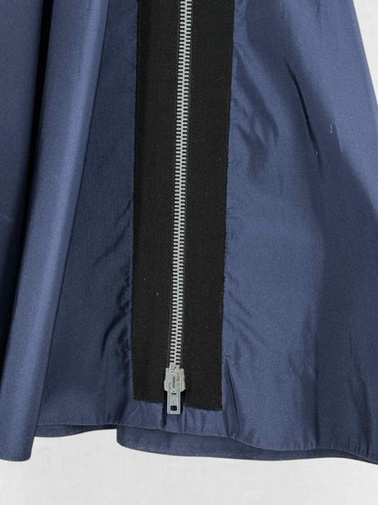 Pre-loved MIU MIU Navy Blue Size US 0 Knee Length Skirt at Reems Closet