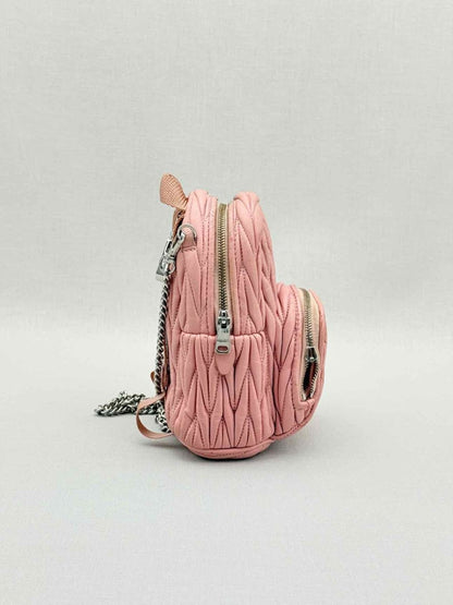 Pre - loved MIU MIU Pink Crossbody at Reems Closet