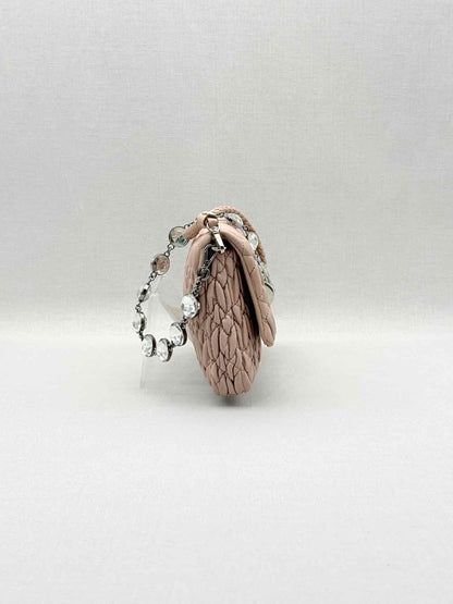 Pre - loved MIU MIU Poweder Pink Matelasse Shoulder Bag at Reems Closet