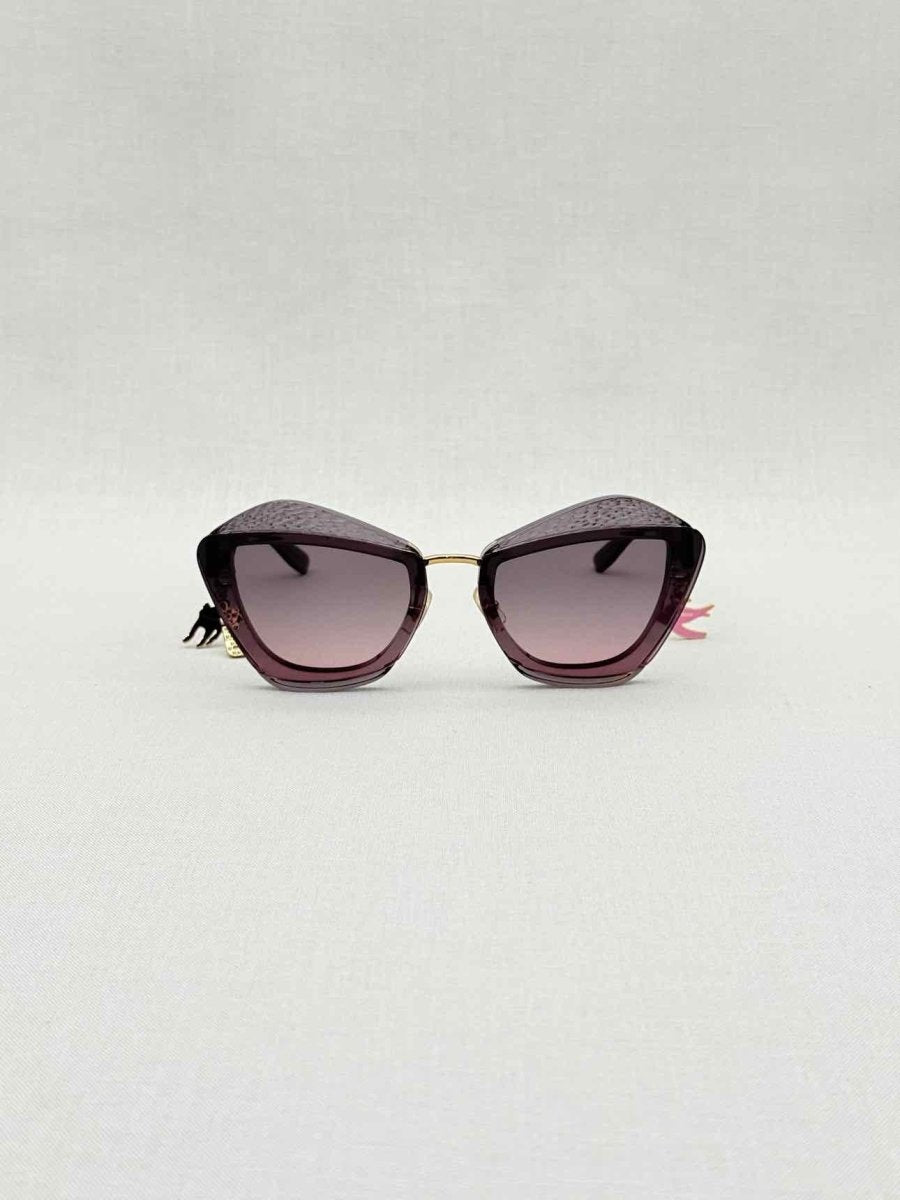 Pre - loved MIU MIU Purple Sunglasses at Reems Closet