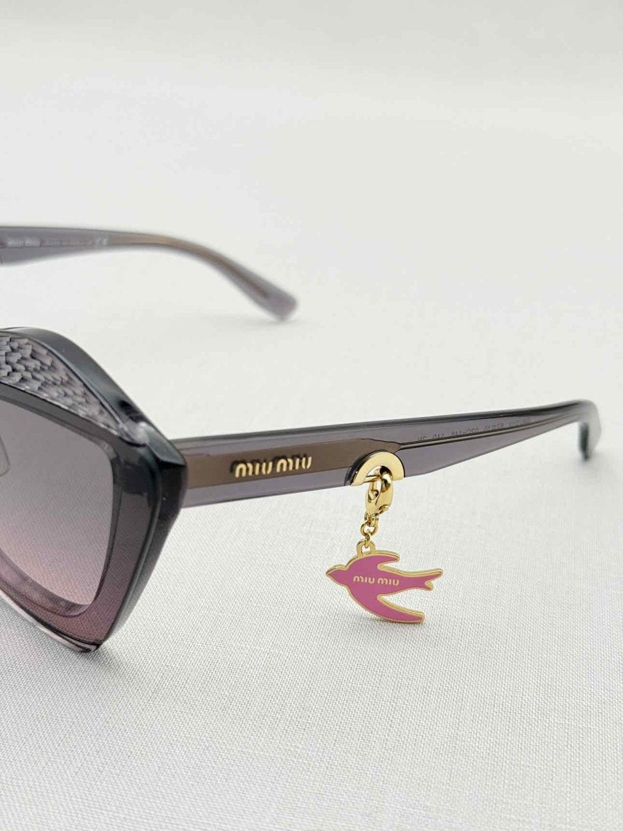 Pre - loved MIU MIU Purple Sunglasses at Reems Closet