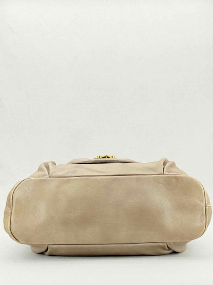 Pre - loved MIU MIU Taupe Shoulder Bag at Reems Closet