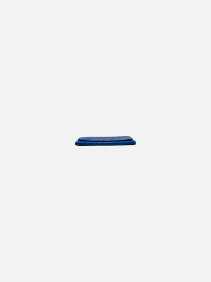 Pre - loved MIU MIU Wallet on Chain Royal Blue Shoulder Bag at Reems Closet