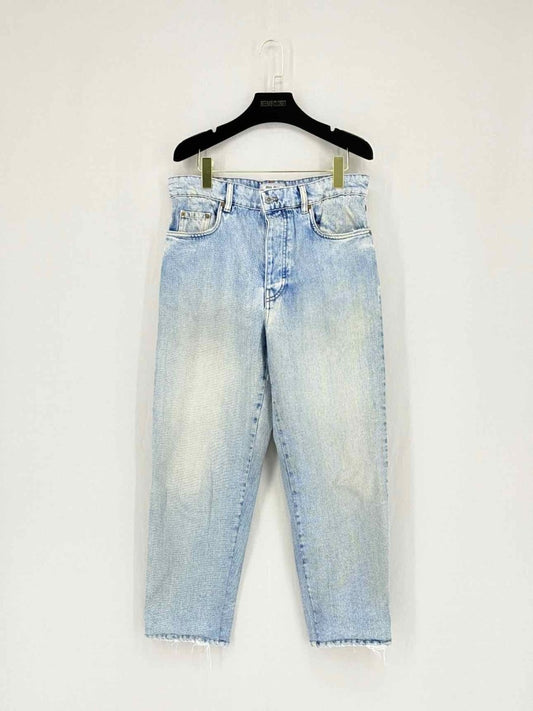 Pre - loved MIU MIU Washed Denim Size 25 Jeans at Reems Closet