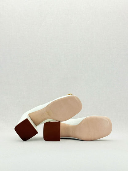 Pre - loved MIU MIU White Size EU 36 Pumps at Reems Closet