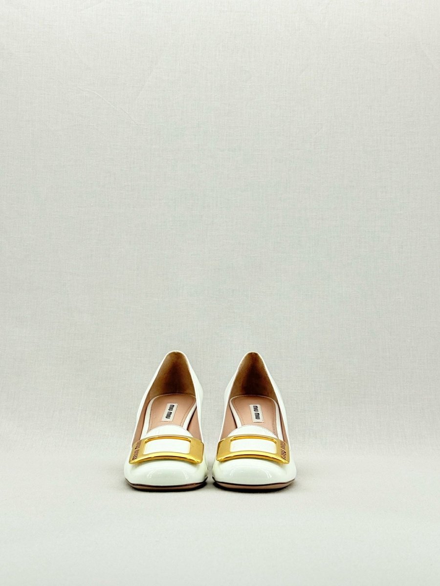 Pre - loved MIU MIU White Size EU 36 Pumps at Reems Closet