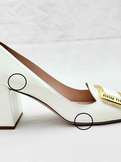 Pre - loved MIU MIU White Size EU 36 Pumps at Reems Closet