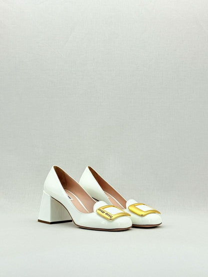 Pre - loved MIU MIU White Size EU 36 Pumps at Reems Closet