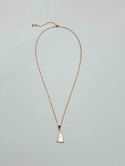 Pre-loved MKS Sail Away mother of pearl Necklace at Reems Closet