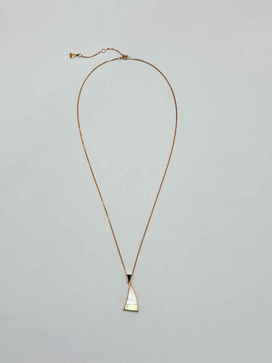 Pre-loved MKS Sail Away mother of pearl Necklace at Reems Closet