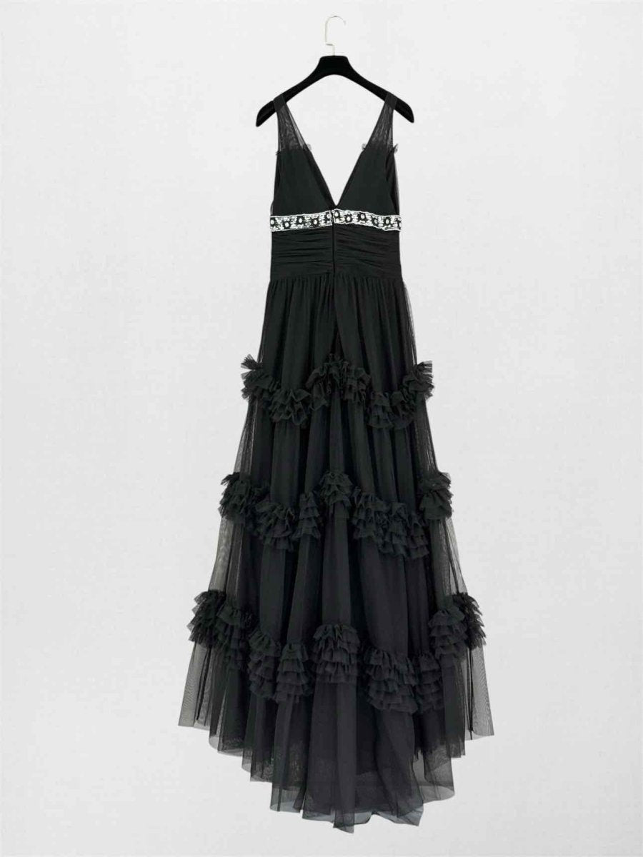 Pre-loved MNG Limited Edition Black Size US 4 Long Dress at Reems Closet