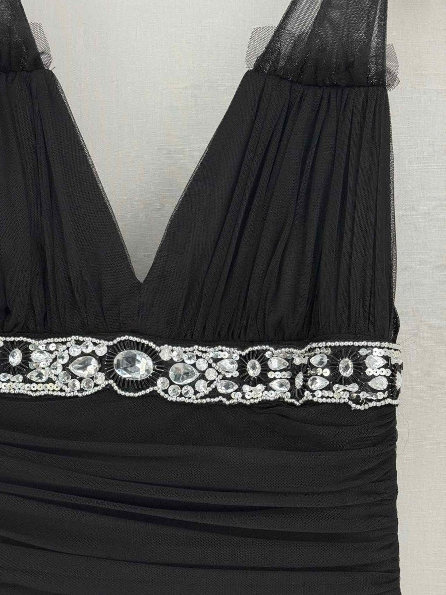 Pre-loved MNG Limited Edition Black Size US 4 Long Dress at Reems Closet