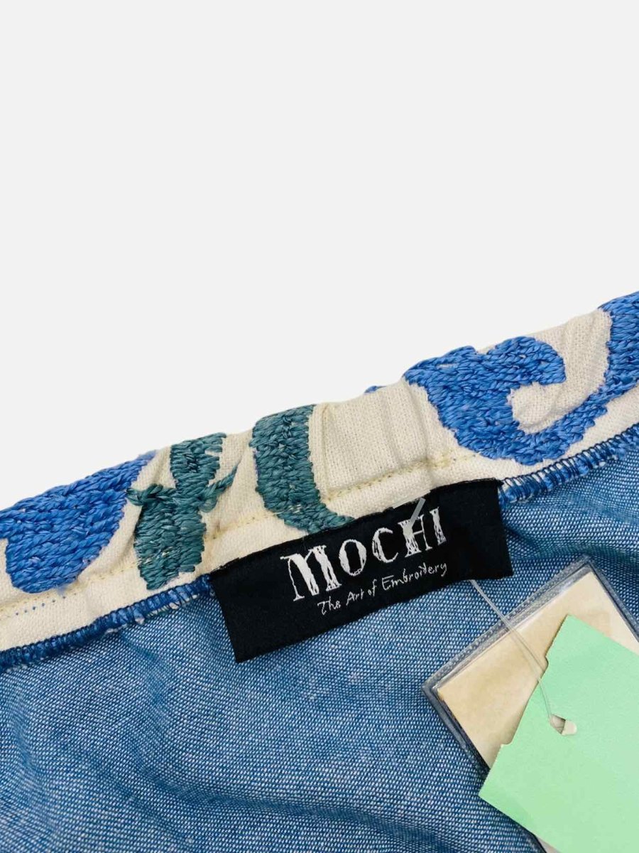 Pre - loved MOCHI Off Shoulder Denim Top at Reems Closet