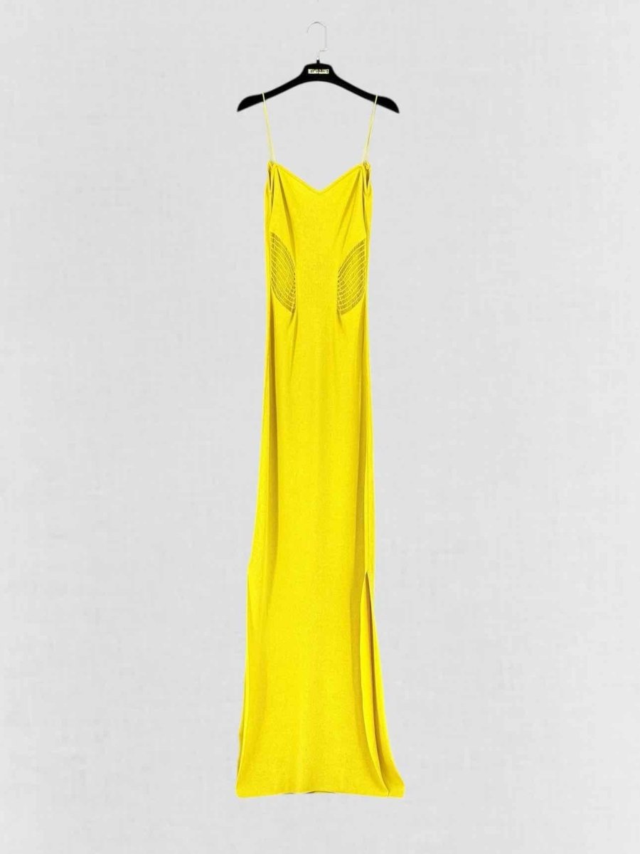 Pre - loved MOEVA Yellow Size Small Long Dress at Reems Closet