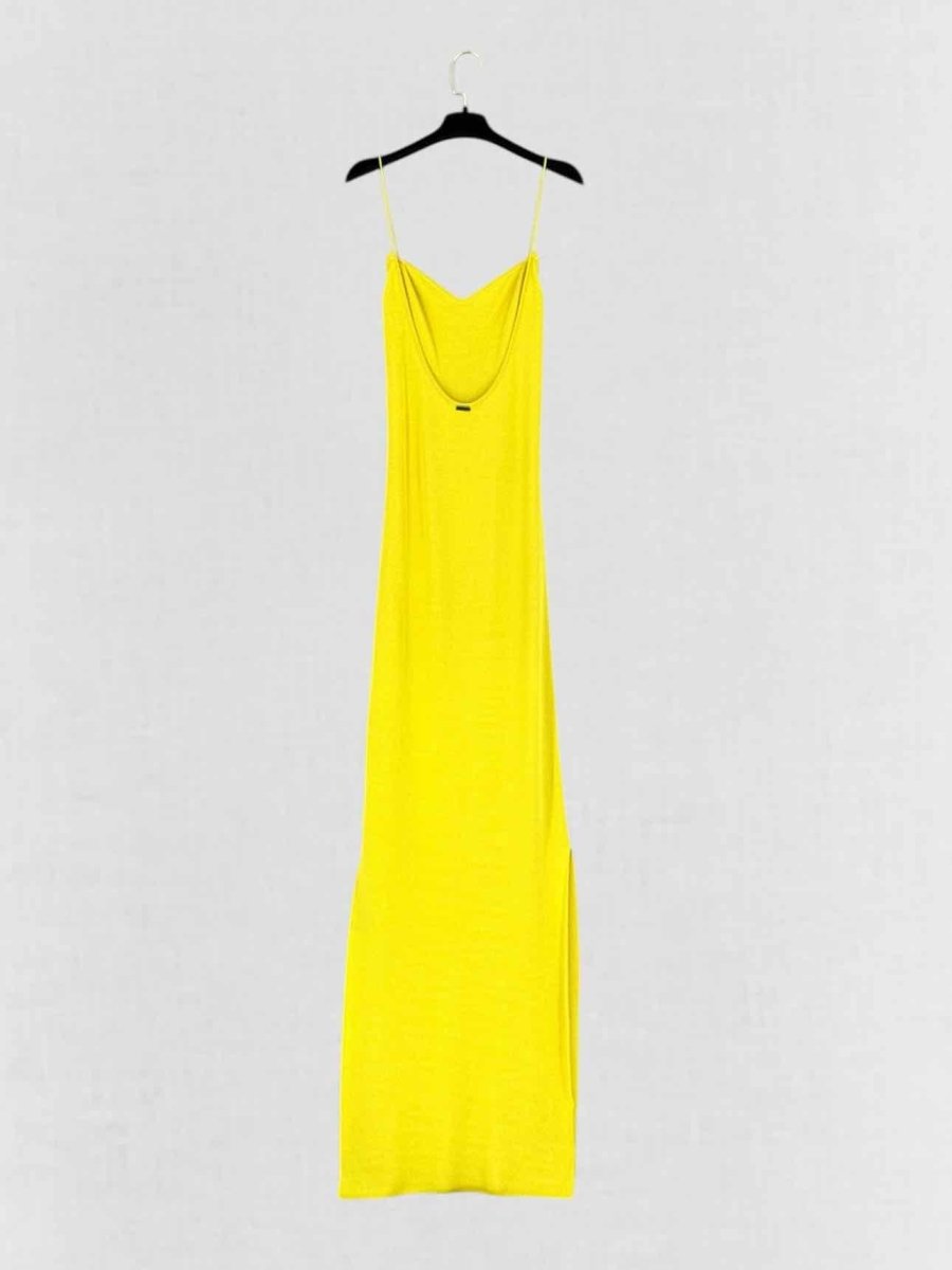 Pre - loved MOEVA Yellow Size Small Long Dress at Reems Closet