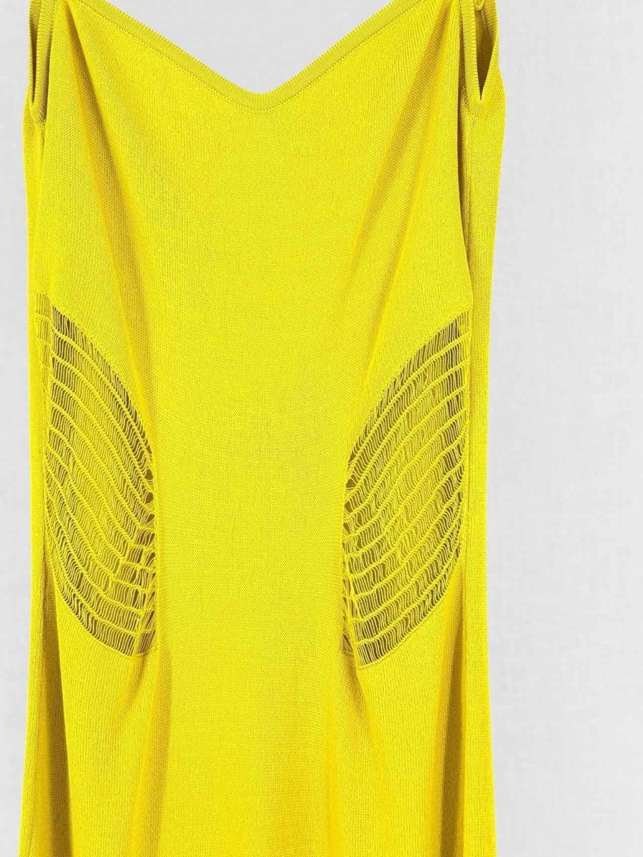 Pre - loved MOEVA Yellow Size Small Long Dress at Reems Closet