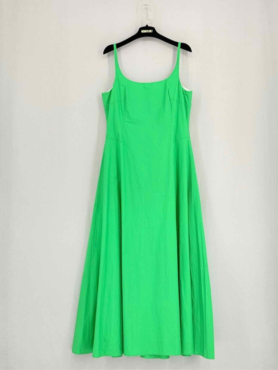Pre - loved MOLLY GODDARD Green Size US 10 Midi Dress at Reems Closet