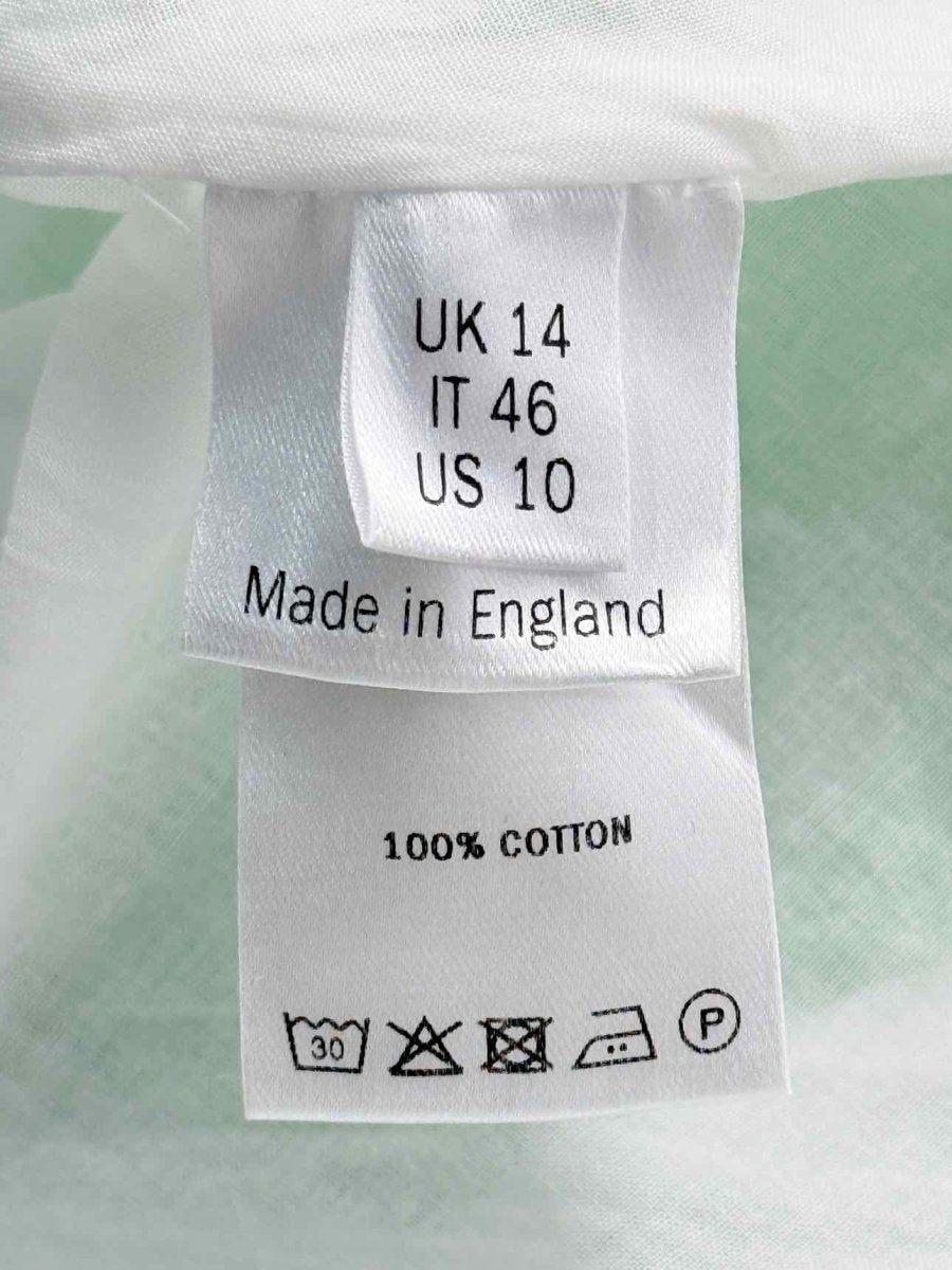 Pre - loved MOLLY GODDARD Green Size US 10 Midi Dress at Reems Closet