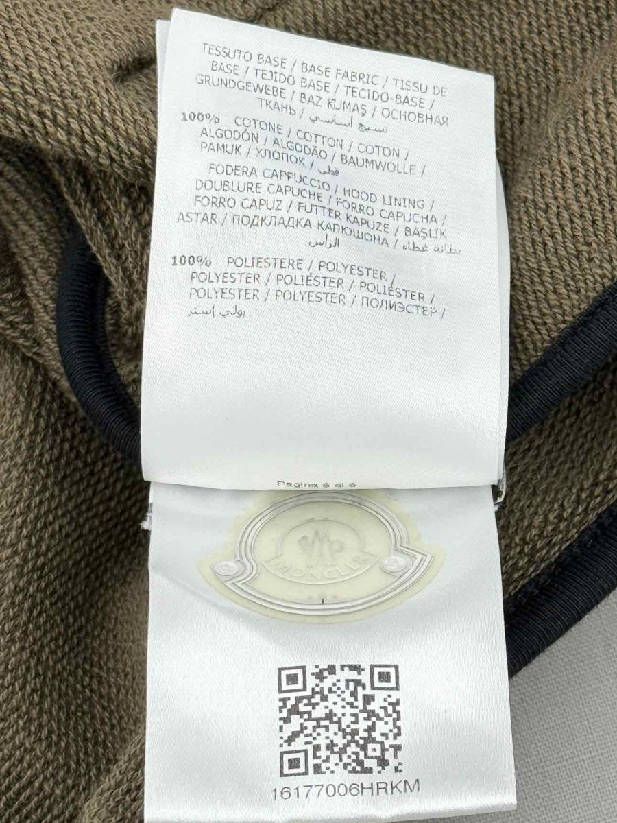 Pre - loved MONCLER Apres - Ski Khaki Size Small Jacket at Reems Closet