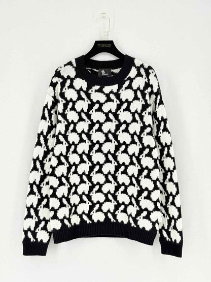 Pre - loved MONCLER GRENOBLE Black & White Size Small Jumper at Reems Closet