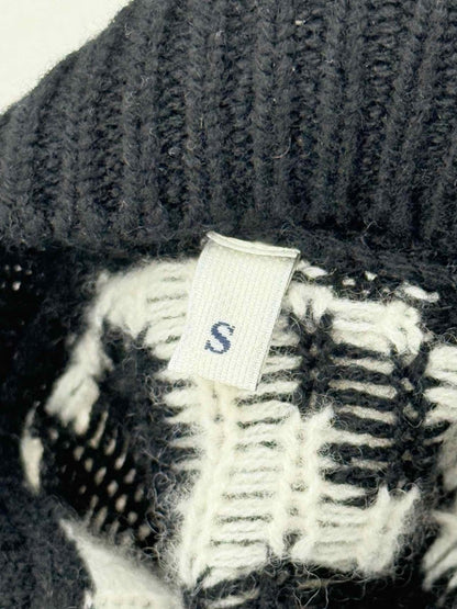 Pre - loved MONCLER GRENOBLE Black & White Size Small Jumper at Reems Closet