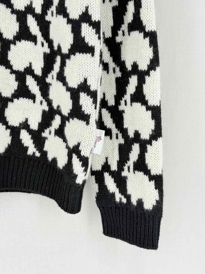 Pre - loved MONCLER GRENOBLE Black & White Size Small Jumper at Reems Closet