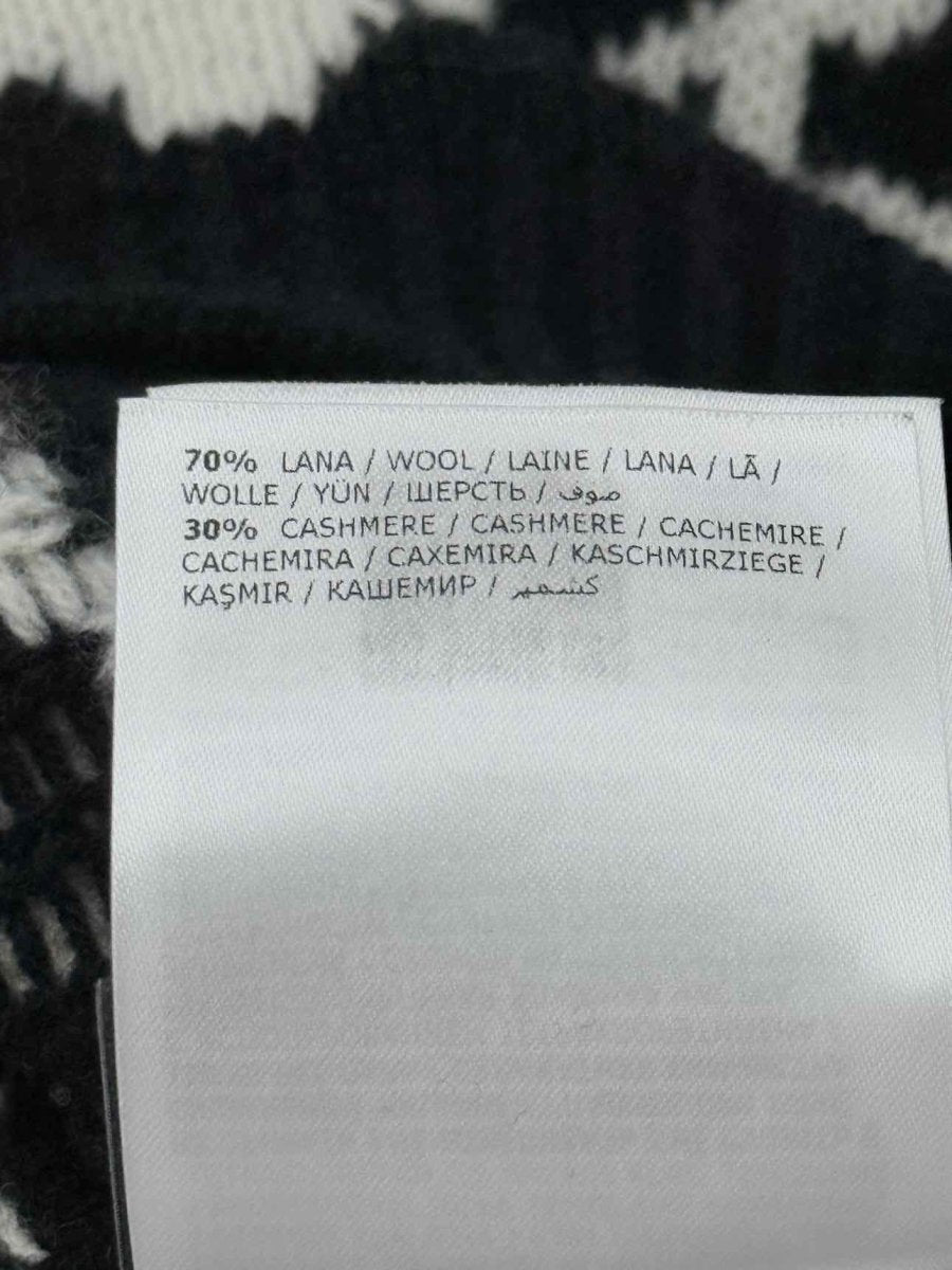 Pre - loved MONCLER GRENOBLE Black & White Size Small Jumper at Reems Closet