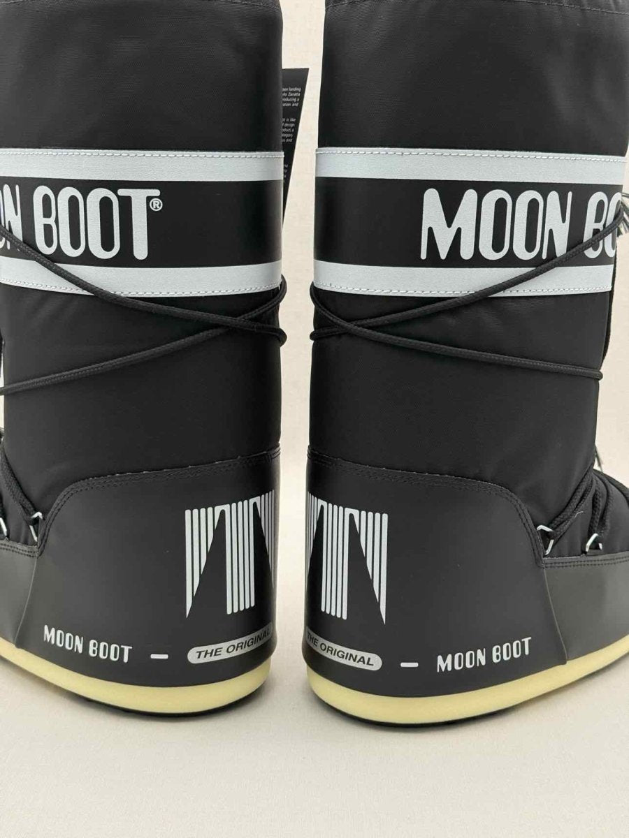 Pre - loved MOON BOOT Snow boots Black Size EU 40.5 Knee High Boots at Reems Closet