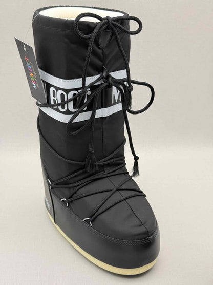 Pre - loved MOON BOOT Snow boots Black Size EU 40.5 Knee High Boots at Reems Closet