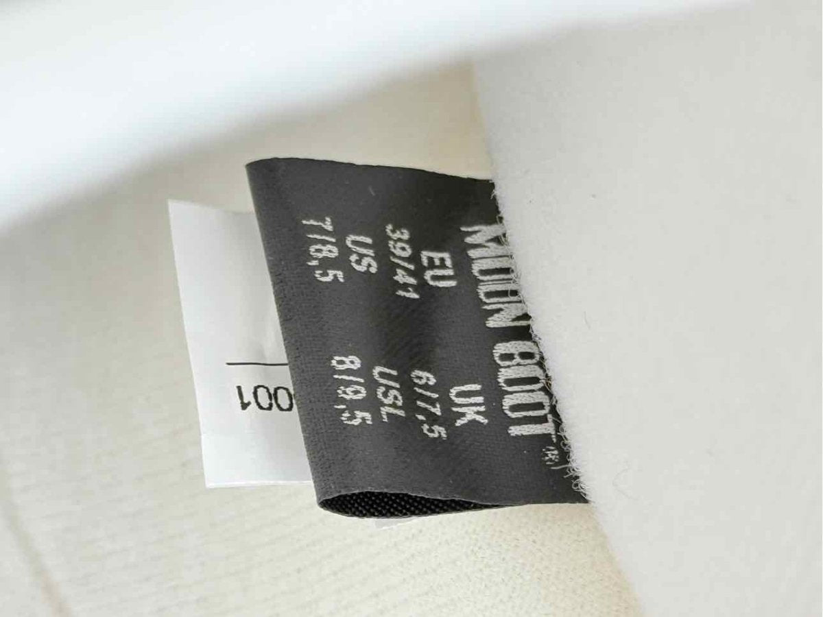 Pre - loved MOON BOOT Snow boots Black Size EU 40.5 Knee High Boots at Reems Closet