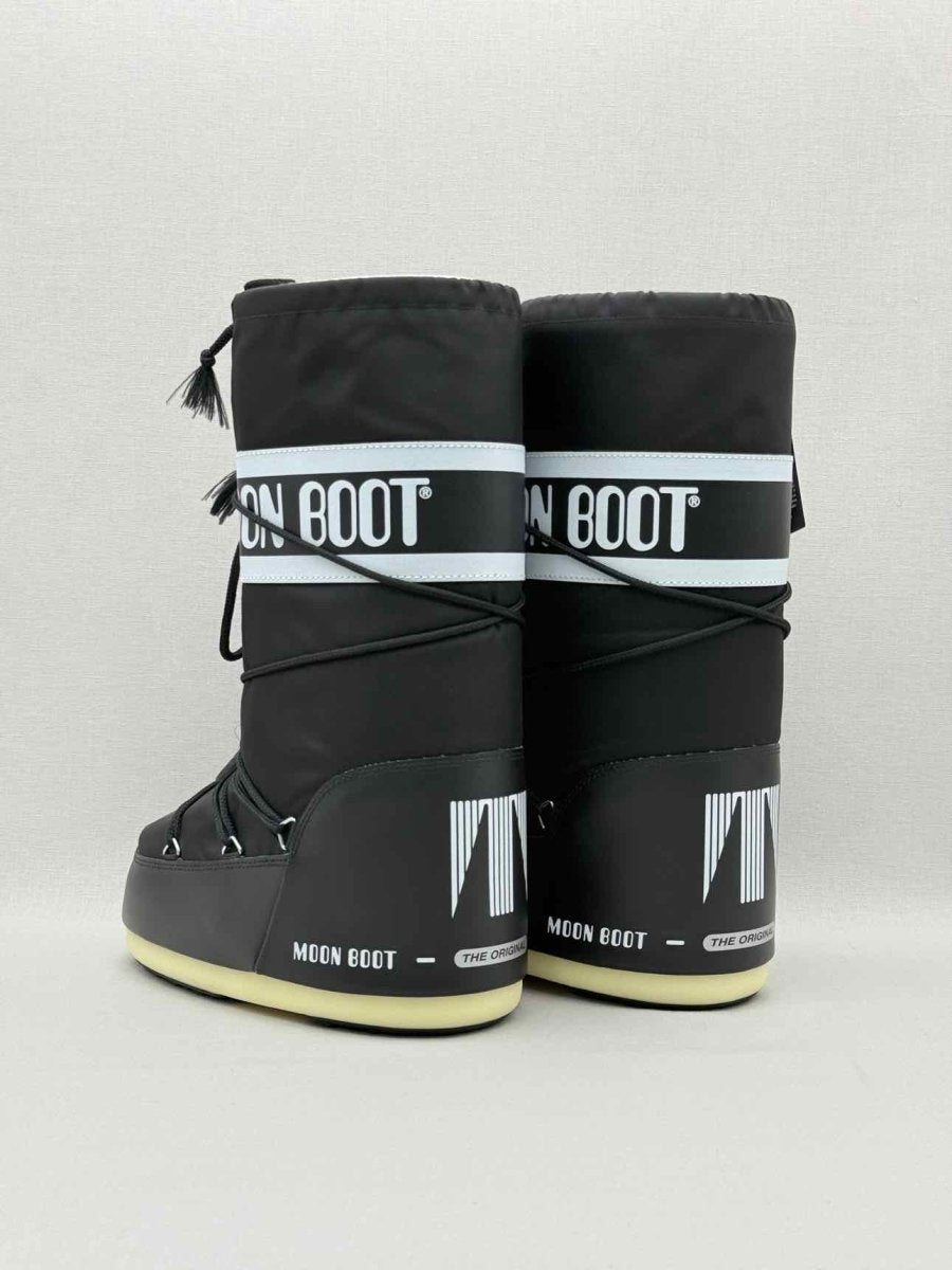 Pre - loved MOON BOOT Snow boots Black Size EU 40.5 Knee High Boots at Reems Closet