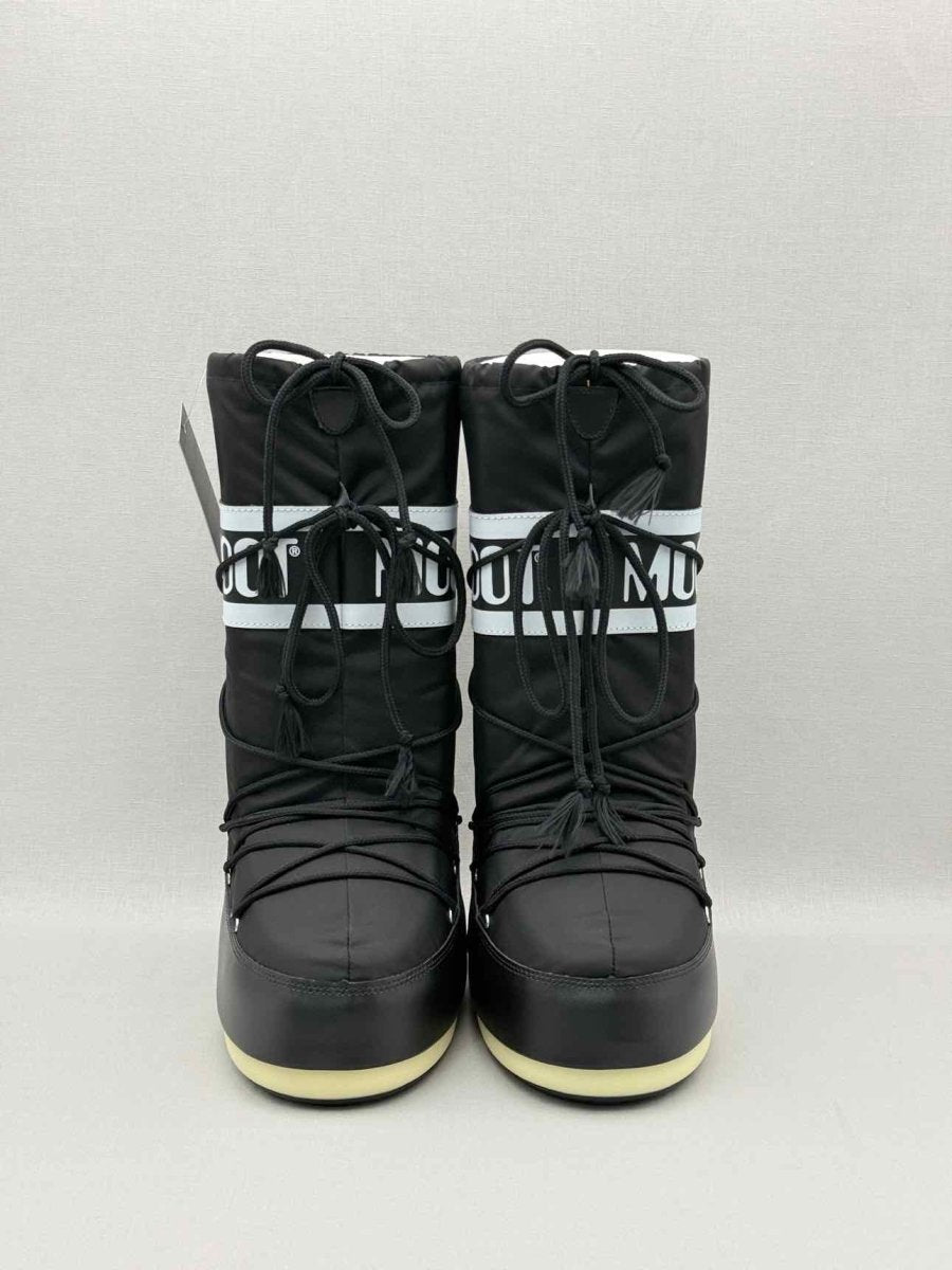 Pre - loved MOON BOOT Snow boots Black Size EU 40.5 Knee High Boots at Reems Closet