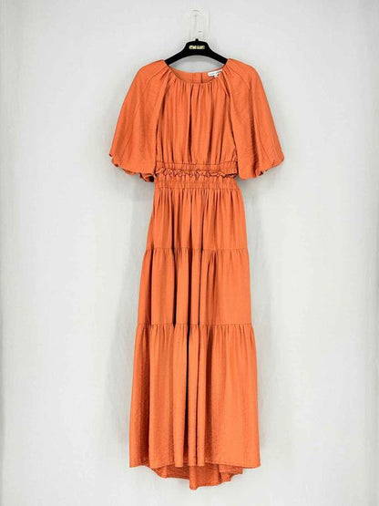 MOON RIVER Orange Size Small Long Dress - Reems Closet MOON RIVER Orange Size Small Long Dress - Reems Closet