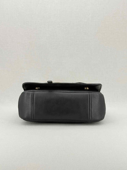 Pre - loved MOSCHINO Biker Jacket Black Shoulder Bag at Reems Closet