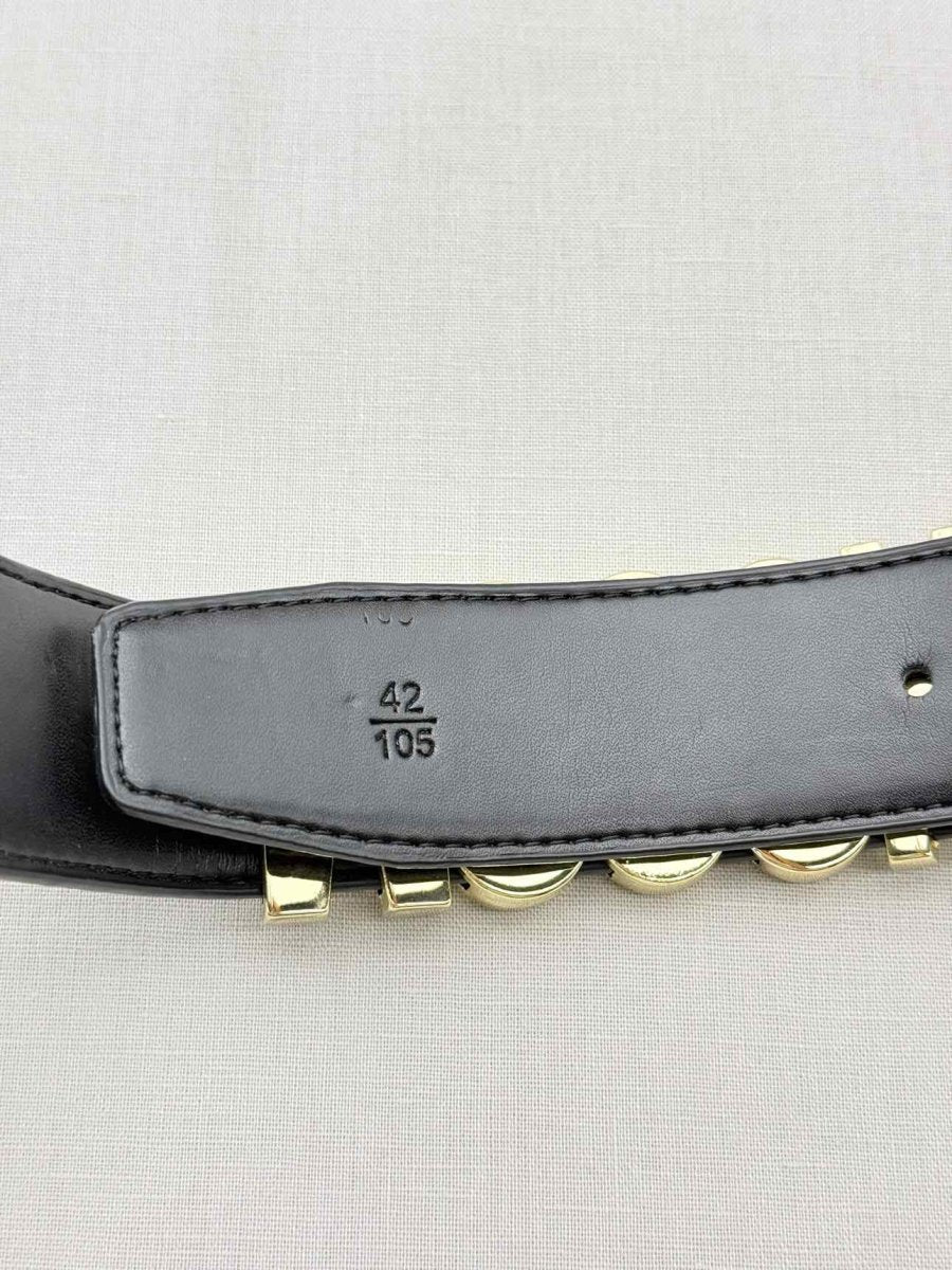 Pre-loved MOSCHINO Black Belt at Reems Closet