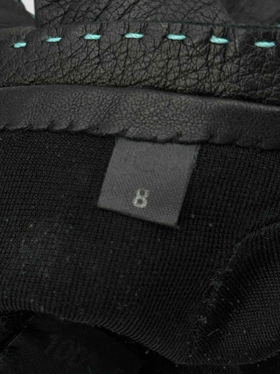 Pre - loved MOSCHINO Black Gloves at Reems Closet