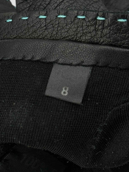 Pre - loved MOSCHINO Black Gloves at Reems Closet