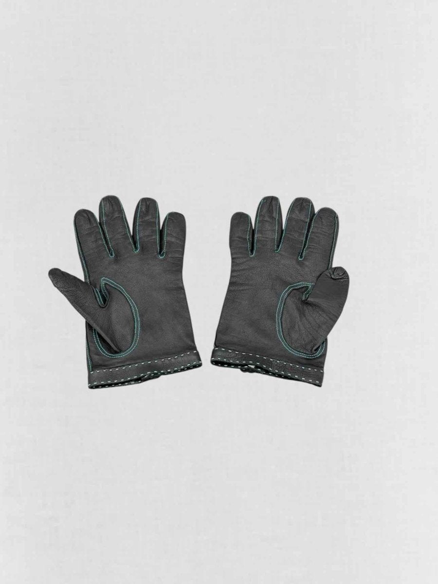 Pre - loved MOSCHINO Black Gloves at Reems Closet