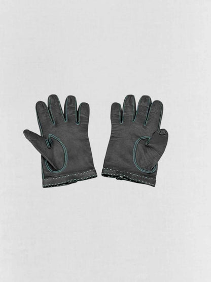 Pre - loved MOSCHINO Black Gloves at Reems Closet