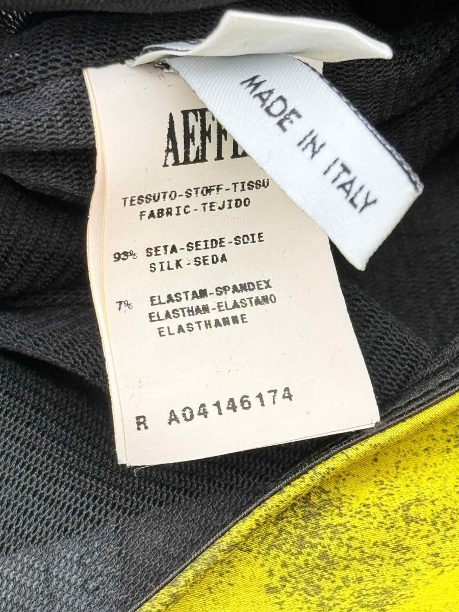 Pre-loved MOSCHINO Black Multicolor Size US 10 Short Dress at Reems Closet