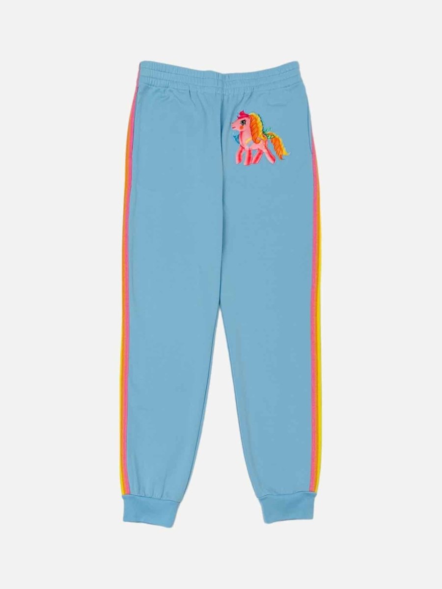 Pre-loved MOSCHINO COUTURE Blue Multicolor Tracksuit Set from Reems Closet