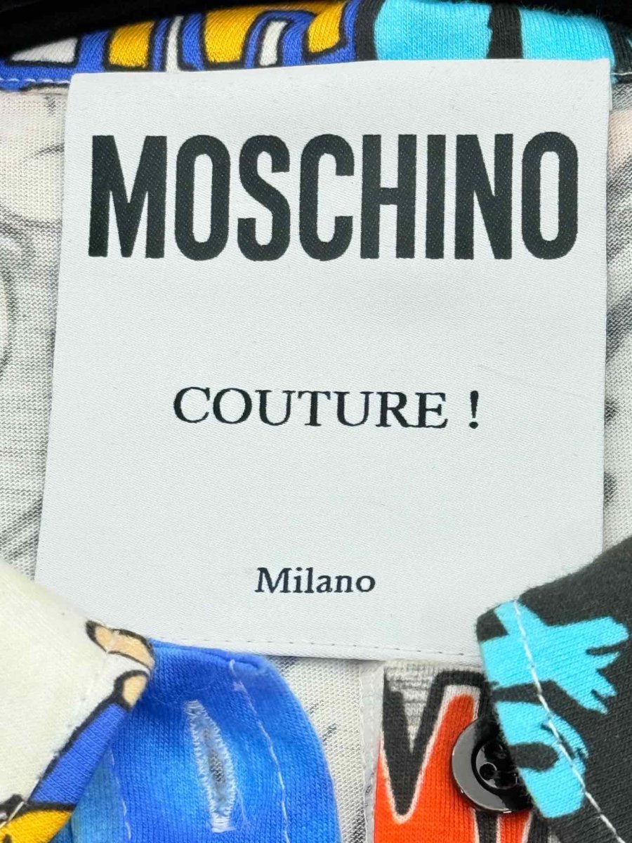 Pre - loved MOSCHINO COUTURE Multicolor Size US 4 Knee Length Dress at Reems Closet