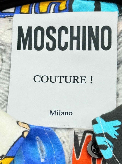 Pre - loved MOSCHINO COUTURE Multicolor Size US 4 Knee Length Dress at Reems Closet