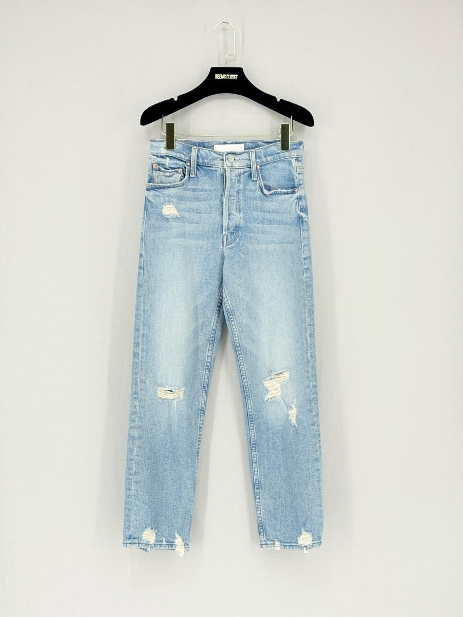 Pre - loved MOTHER The tomcat Faded Blue Size 26 Jeans at Reems Closet