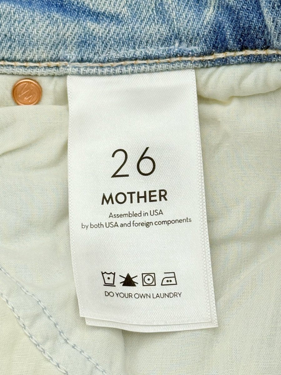 Pre - loved MOTHER The tomcat Faded Blue Size 26 Jeans at Reems Closet