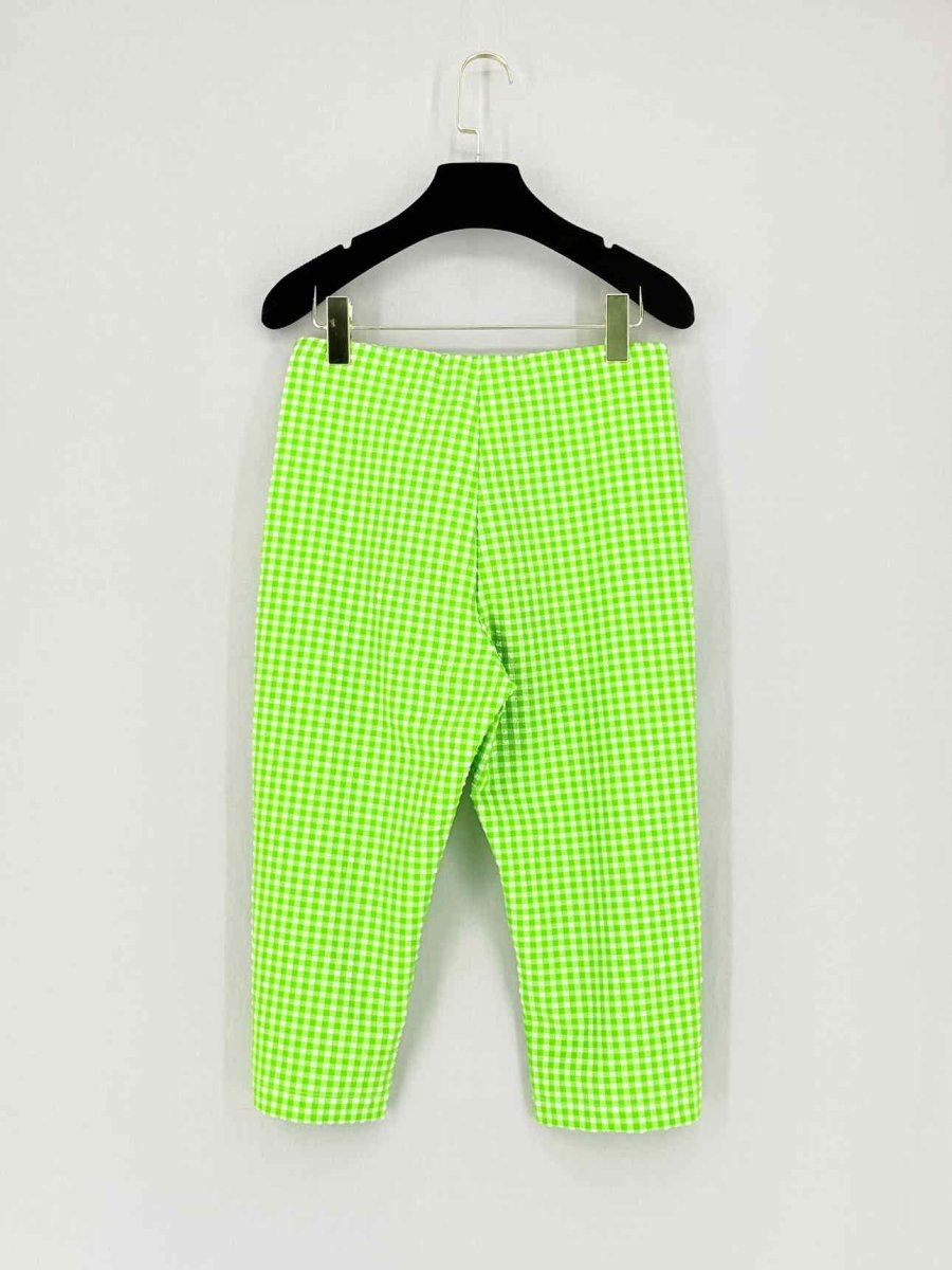 Pre - loved MSGM Green Check Size 28 Pants at Reems Closet