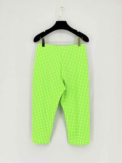Pre - loved MSGM Green Check Size 28 Pants at Reems Closet