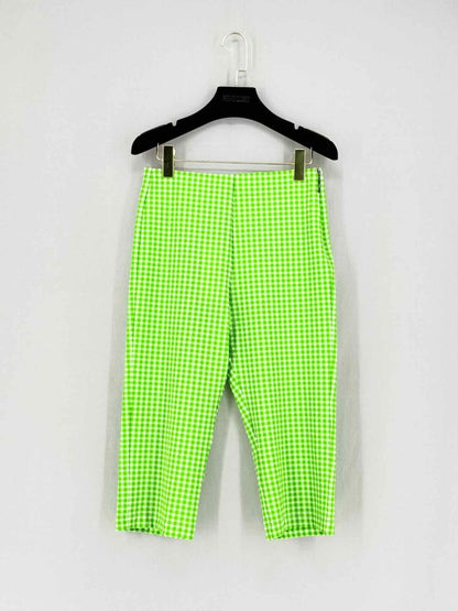 Pre - loved MSGM Green Check Size 28 Pants at Reems Closet